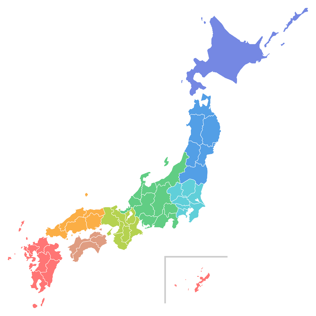 日本地図